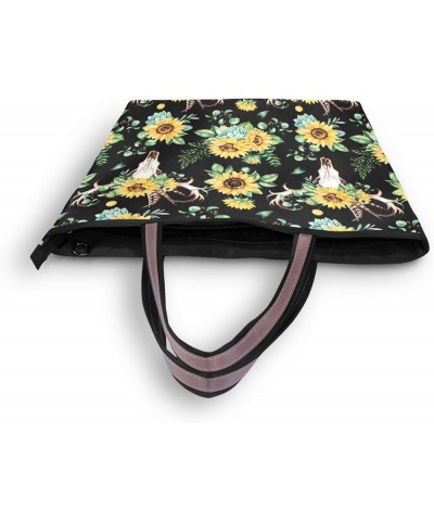 Women's Handbag Tote Bag WTop Handle Shoulder Bag for Ladies (Large) Sunflower $11.39 Totes