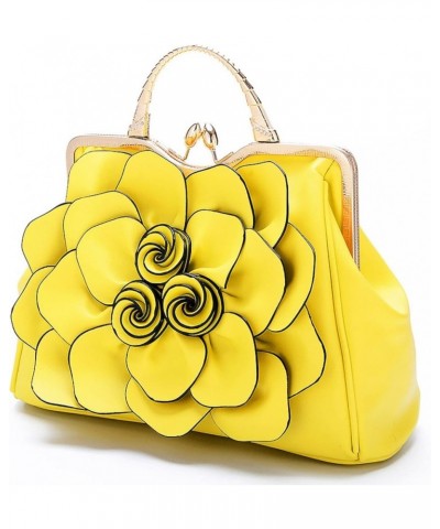 Women's Evening Clutches Handbags Formal Party Wallets Wedding Purses Wristlets Ethnic Totes Satchel 9156-1-yellow $23.56 Sat...