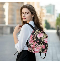 Colorful Flower of Orange and Yellow Roses Lightweight Small Backpack for Women, Women Stylish Backpack, Women's Travel Backp...