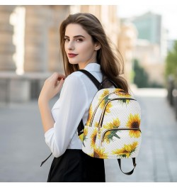 Sunflowers Farmhouse Women's Backpack Wallet Casual Small Backpack Fashion Women's Travel Bag School Backpack Color057 Medium...