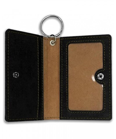 ID Holder Wallet, Pathology, Personalized Engraving Included (Rustic) Black with Gold $14.00 Wallets