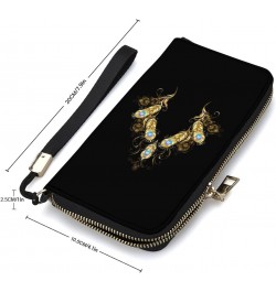 Peacock Feather Novelty Wallet with Wrist Strap Long Cellphone Purse Large Capacity Handbag Wristlet Clutch Wallets $18.92 Wr...