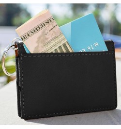 ID Holder Wallet, Pathology, Personalized Engraving Included (Rustic) Black with Gold $14.00 Wallets