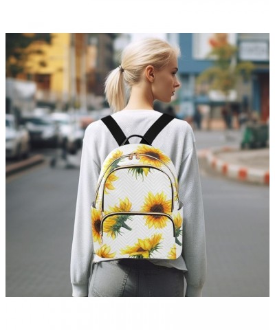 Sunflowers Farmhouse Women's Backpack Wallet Casual Small Backpack Fashion Women's Travel Bag School Backpack Color057 Medium...