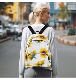 Sunflowers Farmhouse Women's Backpack Wallet Casual Small Backpack Fashion Women's Travel Bag School Backpack Color057 Medium...