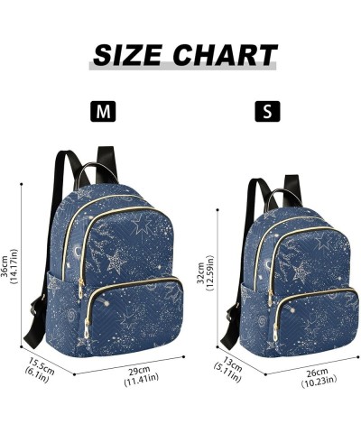 Sun Star Moon Fashion Travel Backpack for Women Multi Pockets Lightweight Purse for Women-S Multicolor Small $17.04 Backpacks