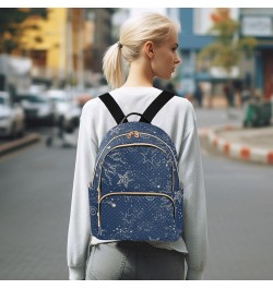 Sun Star Moon Fashion Travel Backpack for Women Multi Pockets Lightweight Purse for Women-S Multicolor Small $17.04 Backpacks