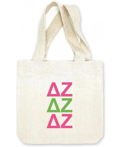 Mini Tote Bag with Greek Letters - Gift Tote Bags for Sorority - Mini Goodie Bag - Sorority Gift Bag Delta Zeta $8.76 Totes