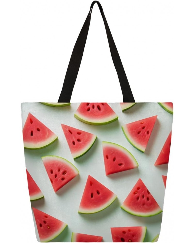 Floral Fruit Canvas Tote - Functional & Stylish for Daily Use $13.10 Totes