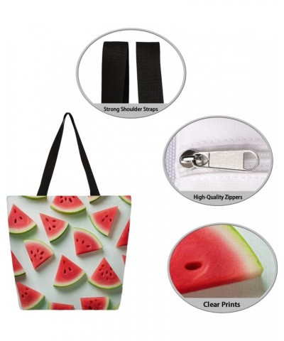 Floral Fruit Canvas Tote - Functional & Stylish for Daily Use $13.10 Totes