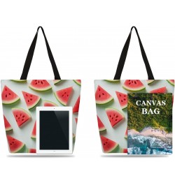 Floral Fruit Canvas Tote - Functional & Stylish for Daily Use $13.10 Totes