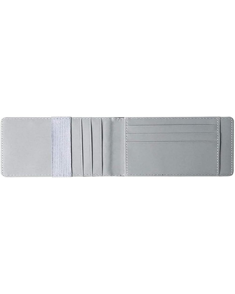 Women Mini Wallet Elastic Ribbon Woman Money Clip Men Small Credit Card Purse Slim Cash Holder For Man (Color : Red) Gray $38...