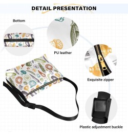 Healthy Food Vegetables Unisex Sling Crossbody Bags Women Shoulder Bags Side Bag $16.50 Hobo Bags