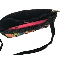 Happy Hour Cocktails Mingle Beaded Phone Wristlet Crossbody, Black Multi $20.68 Wristlets