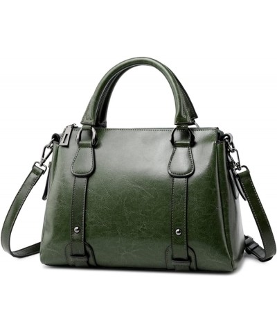 Large Capacity textured women's bag bag handbag fashion women's bag women's shoulder Women's bag Green $40.50 Totes