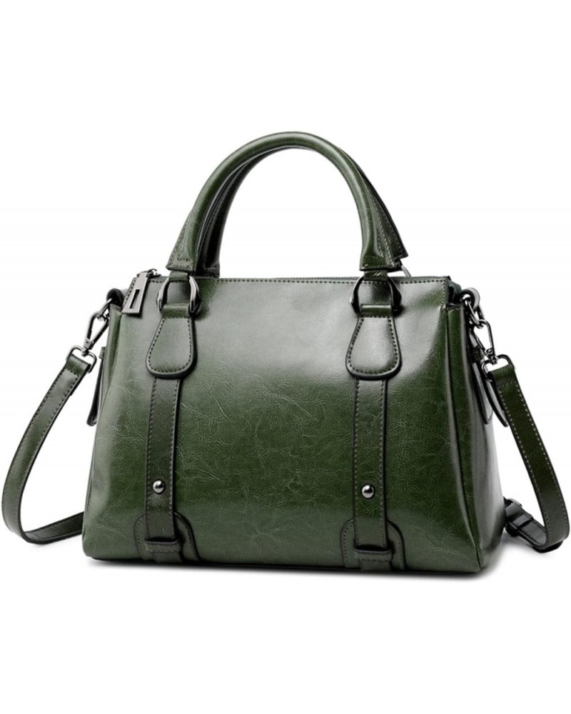 Large Capacity textured women's bag bag handbag fashion women's bag women's shoulder Women's bag Green $40.50 Totes