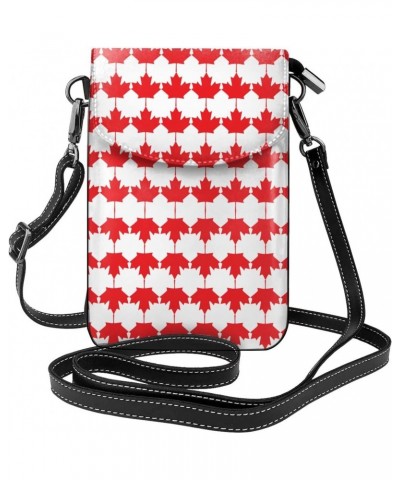 Cell Phone Purse Wallet Canadian Maple Leaf Flag Small Crossbody Purse Bags With Shoulder Strap For Women Teen Girls $12.55 C...