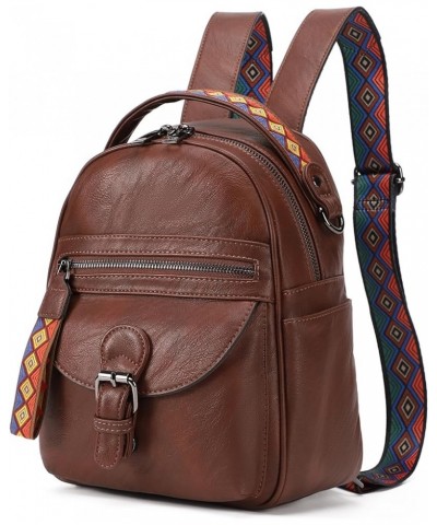 Small Daypack Backpack Purse for Women Fashion Shoulder Backpack Handbags ladies (Yellowish Brown) Chestnut Brown $18.48 Back...