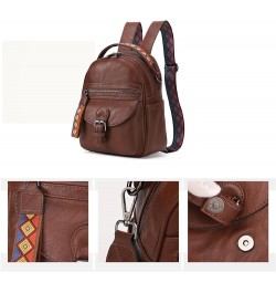 Small Daypack Backpack Purse for Women Fashion Shoulder Backpack Handbags ladies (Yellowish Brown) Chestnut Brown $18.48 Back...