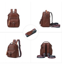 Small Daypack Backpack Purse for Women Fashion Shoulder Backpack Handbags ladies (Yellowish Brown) Chestnut Brown $18.48 Back...