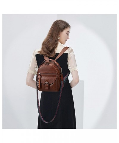 Small Daypack Backpack Purse for Women Fashion Shoulder Backpack Handbags ladies (Yellowish Brown) Chestnut Brown $18.48 Back...