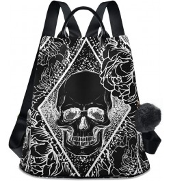 Backpack Purse for Women Fashion Human Skull Travel Anti-theft Daypack College Casual Shoulder Bag Medium Size Color2 $21.35 ...