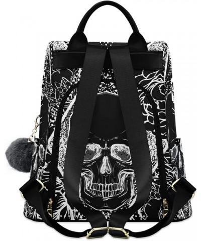 Backpack Purse for Women Fashion Human Skull Travel Anti-theft Daypack College Casual Shoulder Bag Medium Size Color2 $21.35 ...