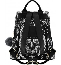 Backpack Purse for Women Fashion Human Skull Travel Anti-theft Daypack College Casual Shoulder Bag Medium Size Color2 $21.35 ...