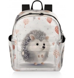 Cartoon Hedgehog Heart Small Backpack for Women Ladies Mini Backpack Travel Casual Backpack Purse Satchel Daypack $19.56 Back...