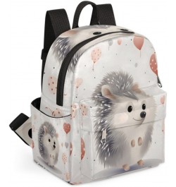 Cartoon Hedgehog Heart Small Backpack for Women Ladies Mini Backpack Travel Casual Backpack Purse Satchel Daypack $19.56 Back...