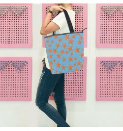 Sparkle Starfish The Tote Bag for Women Big Capacity Women's Shoulder Handbags Canvas Shopping Dating Bag $13.33 Totes