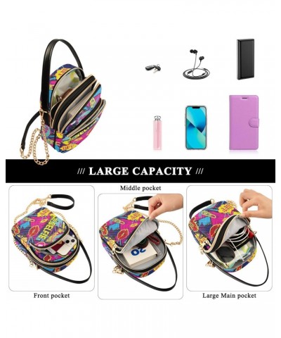 Fashion Elements Crossbody Bag for Women, Fashion Shoulder Bag Purse with Chain Strap Top handle 5.91×3.15×8.27 Inches $10.80...