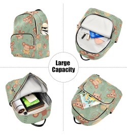 Small Backpack for Women Travel Bag Cute Monkey Daypack Purse Fashion Shoulder Bag Rucksack Small A410 $15.33 Backpacks