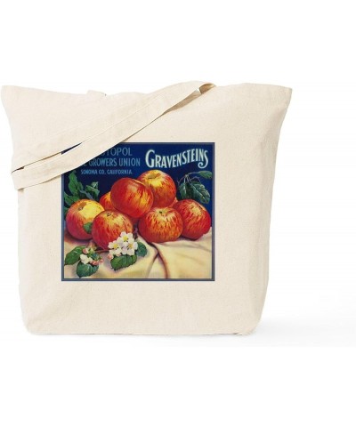 Poison Apple Tote Bag Natural Canvas Tote Bag, Cloth Shopping Bag Sebastopol Gravensteins Apple Vintage Label Tote $9.27 Trav...