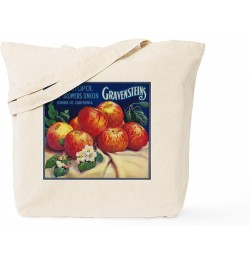 Poison Apple Tote Bag Natural Canvas Tote Bag, Cloth Shopping Bag Sebastopol Gravensteins Apple Vintage Label Tote $9.27 Trav...