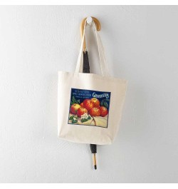 Poison Apple Tote Bag Natural Canvas Tote Bag, Cloth Shopping Bag Sebastopol Gravensteins Apple Vintage Label Tote $9.27 Trav...