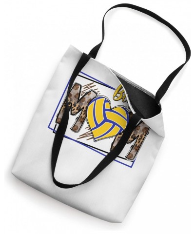 Man - Woman Blessed mom Leopard volleyball Mother's Day Tote Bag $12.54 Totes