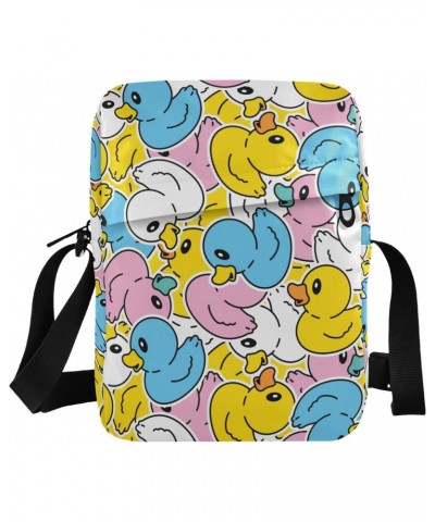 Crossbody Bags Cute Duck Women Men Mini Messenger Bag, Adjustable Side Shoulder Bag, Travel Portable Purse Phone Passport $12...