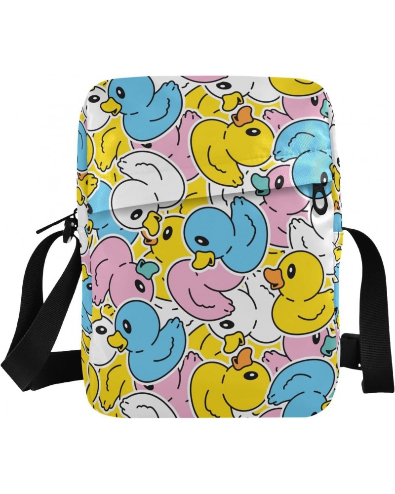 Crossbody Bags Cute Duck Women Men Mini Messenger Bag, Adjustable Side Shoulder Bag, Travel Portable Purse Phone Passport $12...