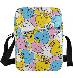 Crossbody Bags Cute Duck Women Men Mini Messenger Bag, Adjustable Side Shoulder Bag, Travel Portable Purse Phone Passport $12...