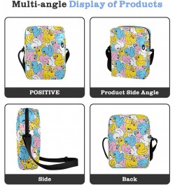 Crossbody Bags Cute Duck Women Men Mini Messenger Bag, Adjustable Side Shoulder Bag, Travel Portable Purse Phone Passport $12...