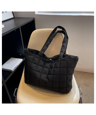 Fashion Ladies Handbags Rhombus Pattern Autumn Winter Purses Handbags Solid Shopper Bag Women for Daily Holiday Black $7.79 T...