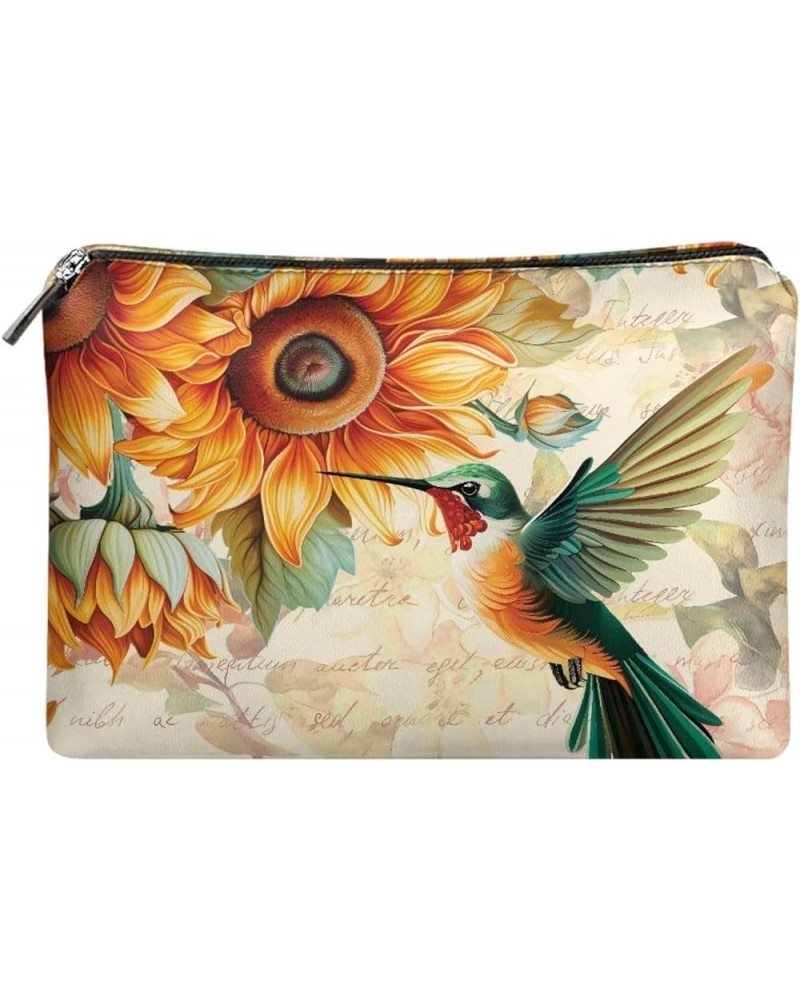 Clutch Purses for Women Formal Zipper Wallet Ladies Purses and Handbags Women Ladies Bag Hummingbird Sunflower $9.53 Totes