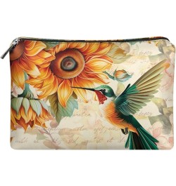 Clutch Purses for Women Formal Zipper Wallet Ladies Purses and Handbags Women Ladies Bag Hummingbird Sunflower $9.53 Totes