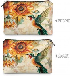 Clutch Purses for Women Formal Zipper Wallet Ladies Purses and Handbags Women Ladies Bag Hummingbird Sunflower $9.53 Totes