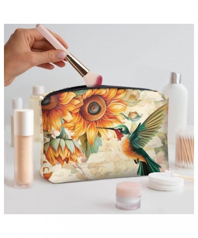 Clutch Purses for Women Formal Zipper Wallet Ladies Purses and Handbags Women Ladies Bag Hummingbird Sunflower $9.53 Totes