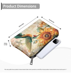 Clutch Purses for Women Formal Zipper Wallet Ladies Purses and Handbags Women Ladies Bag Hummingbird Sunflower $9.53 Totes