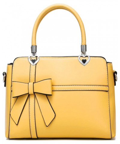 Satchel Purses and Handbags for Women Shoulder Tote Bags 11 Yellow $17.09 Totes