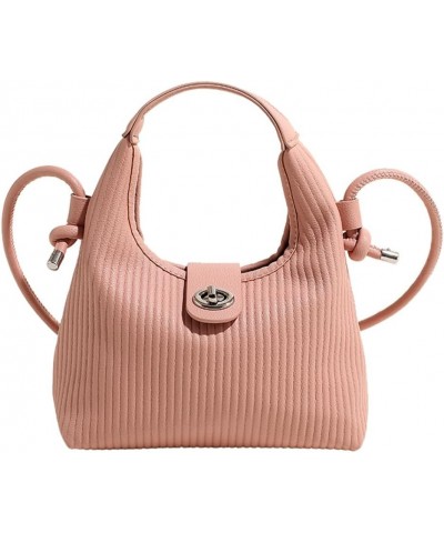 Ruched Bag Hobo Bags for Women Shoulder Bag Cute Tote Bag Satchels Crossbody Purse Summer Beach Bag Travel 2024 Pink $16.49 T...