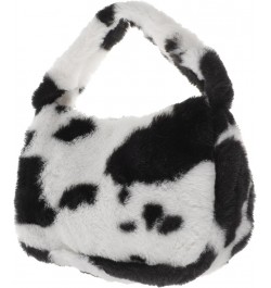 1pc Plush Shoulder Bag Shoulder Purses for Women Crossbody Women's Purses Adorable Lady Bag Cow Pattern Black $8.53 Shoulder ...